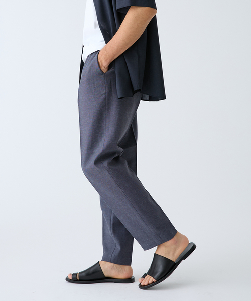 EDIFICE(エディフィス)の「P/Li CHAMBRAY RT イージーパンツ(その他パンツ・メンズ・ブラウン系その他/ブラック/チャコールグレー/ベージュ・MEDIUM/SMALL/LARGE)」の17枚目の写真