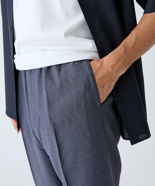 EDIFICE(エディフィス)の「P/Li CHAMBRAY RT イージーパンツ(その他パンツ・メンズ・ブラウン系その他/ブラック/チャコールグレー/ベージュ・MEDIUM/SMALL/LARGE)」の19枚目の写真