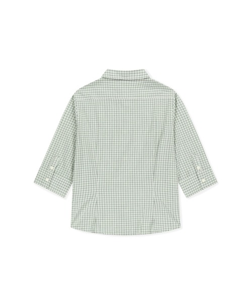 SUNLOVE（サンラブ）の「W Plaid 3/4 Sleeve Shirt（シャツ/ブラウス・レディース・グレー/グリーン/オレンジ・S/M）」の12枚目の写真
