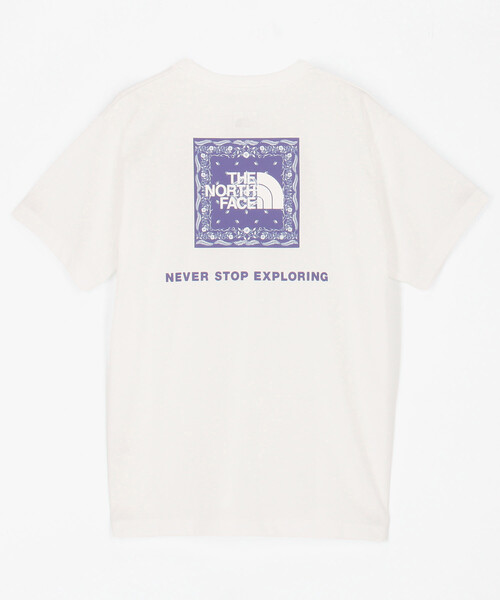 THE NORTH FACE(ザノースフェイス)の「THE NORTH FACE/ザ・ノース・フェイス Short Sleeve Bandana Square Logo Tee/ショートスリーブ バンダナ スクエア ロゴ Tシャツ(NTW32446) 限定展開(ニット/セーター・レディース・ブラック/オフホワイト・MEDIUM/SMALL/X-LARGE/LARGE)」の9枚目の写真