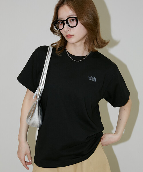 THE NORTH FACE(ザノースフェイス)の「THE NORTH FACE/ザ・ノース・フェイス Short Sleeve Bandana Square Logo Tee/ショートスリーブ バンダナ スクエア ロゴ Tシャツ(NTW32446) 限定展開(ニット/セーター・レディース・ブラック/オフホワイト・MEDIUM/SMALL/X-LARGE/LARGE)」の12枚目の写真