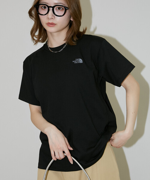 THE NORTH FACE(ザノースフェイス)の「THE NORTH FACE/ザ・ノース・フェイス Short Sleeve Bandana Square Logo Tee/ショートスリーブ バンダナ スクエア ロゴ Tシャツ(NTW32446) 限定展開(ニット/セーター・レディース・ブラック/オフホワイト・MEDIUM/SMALL/X-LARGE/LARGE)」の18枚目の写真