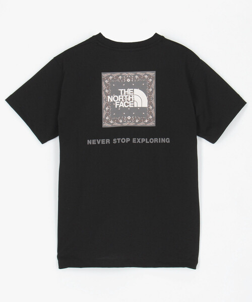 THE NORTH FACE(ザノースフェイス)の「THE NORTH FACE/ザ・ノース・フェイス Short Sleeve Bandana Square Logo Tee/ショートスリーブ バンダナ スクエア ロゴ Tシャツ(NTW32446) 限定展開(ニット/セーター・レディース・ブラック/オフホワイト・MEDIUM/SMALL/X-LARGE/LARGE)」の20枚目の写真
