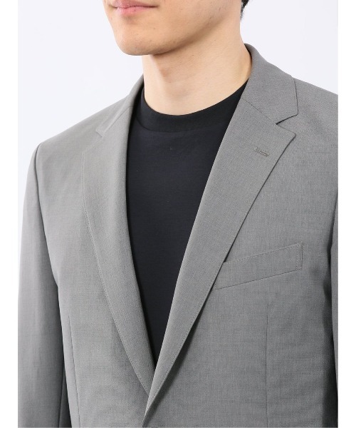 TAKA-Q（タカキュー）の「【ストレッチ 接触冷感 吸湿速乾 ハンドウォッシャブル】タカキュー 2ボタン ビジネス 2ボタン ジャケット グレー(セットアップ可能)（スーツジャケット・メンズ・グレー・X-LARGE/LARGE/MEDIUM/S/3L）」の13枚目の写真