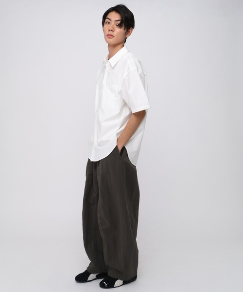 ALAND(エーランド)の「【UNISEX】ALAND/オックス半袖シャツ(シャツ/ブラウス・レディース・ブルー/ホワイト・LARGE/SMALL)」の9枚目の写真
