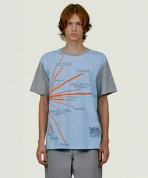 Mood Chart Tee Light Blue