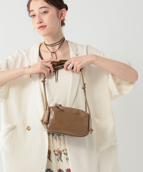 GEORGE'S(ジョージズ)の「コードレザーBAG(ショルダーバッグ・レディース・ブラック/ブラウン/ホワイト・FREE)」の12枚目の写真