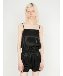 Satin Cami Rompers/サテン キャミロンパース