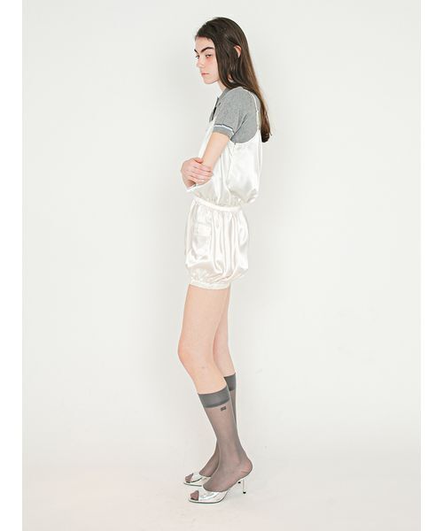 SORIN(ソリン )の「Satin Cami Rompers/サテン キャミロンパース(つなぎ/オールインワン・レディース・ブラック/クリーム/ライム・38)」の9枚目の写真