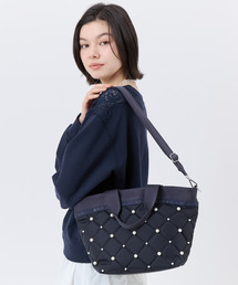 LeSportsac（レスポートサック）の「BUCKET TOTE W PEARLS ディープシーパール（トートバッグ）」