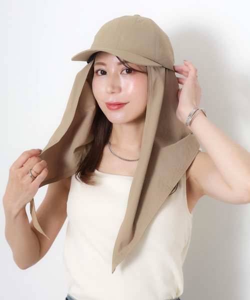 Riberry(リベリー)の「3WAYサンシェードキャップ(キャップ・レディース・ブラック/ベージュ・FREE)」の20枚目の写真