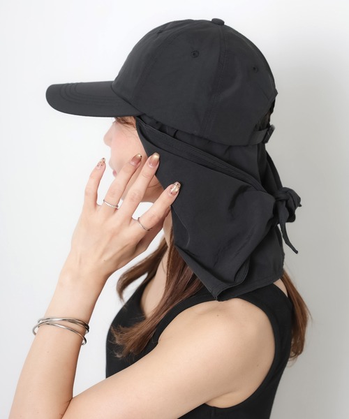 Riberry(リベリー)の「3WAYサンシェードキャップ(キャップ・レディース・ブラック/ベージュ・FREE)」の15枚目の写真