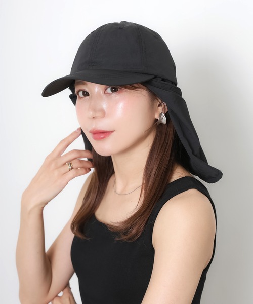 Riberry(リベリー)の「3WAYサンシェードキャップ(キャップ・レディース・ブラック/ベージュ・FREE)」の17枚目の写真