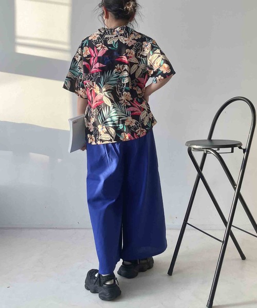 AS KNOW AS plus(アズノゥアズプラス)の「◯アロハ 開衿シャツ【UNISEX ITEM】(シャツ/ブラウス・レディース・ホワイト系/マルチ/ブラック系/オレンジ系・FREE)」の17枚目の写真