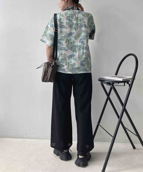 AS KNOW AS plus(アズノゥアズプラス)の「◯アロハ 開衿シャツ【UNISEX ITEM】(シャツ/ブラウス・レディース・ホワイト系/マルチ/ブラック系/オレンジ系・FREE)」の7枚目の写真