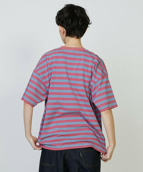 FRAPBOIS PARK(フラボアパーク)の「パークボーダーT 2(Tシャツ/カットソー・レディース・ブラック/イエロー/ピンク・2/1)」の5枚目の写真