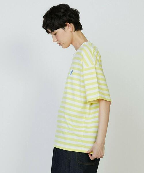 FRAPBOIS PARK(フラボアパーク)の「パークボーダーT 2(Tシャツ/カットソー・レディース・ブラック/イエロー/ピンク・2/1)」の12枚目の写真