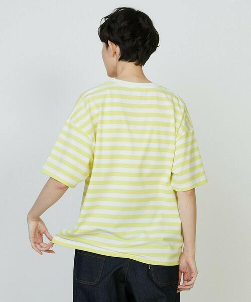 FRAPBOIS PARK(フラボアパーク)の「パークボーダーT 2(Tシャツ/カットソー・レディース・ブラック/イエロー/ピンク・2/1)」の13枚目の写真