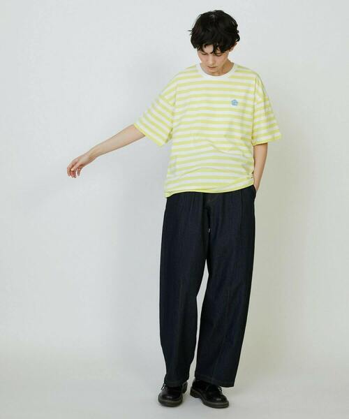 FRAPBOIS PARK(フラボアパーク)の「パークボーダーT 2(Tシャツ/カットソー・レディース・ブラック/イエロー/ピンク・2/1)」の20枚目の写真