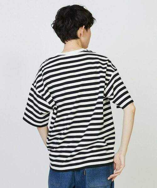 FRAPBOIS PARK(フラボアパーク)の「パークボーダーT 2(Tシャツ/カットソー・レディース・ブラック/イエロー/ピンク・2/1)」の22枚目の写真