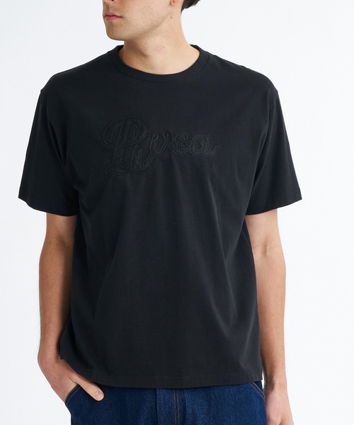 RVCA(ルーカ)の「RVCA メンズ RVCA WAPPEN ST Tシャツ 【2026年夏モデル】(Tシャツ/カットソー・メンズ・ブラック/オフホワイト/ネイビー・LARGE/SMALL/MEDIUM/X-LARGE)」の2枚目の写真
