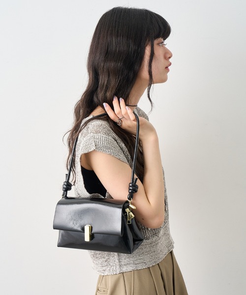 NOGLE(ノグル)の「【NOGLE select/ノグルセレクト】ミニワンショルダーバッグ(ショルダーバッグ・レディース・ブラウン/ブラック・FREE)」の5枚目の写真