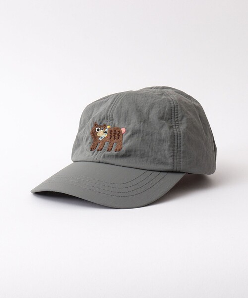 halo commodity（ハロ　コモディティー）の「【halo commodity/ハロ コモディティー】KUMA Cap h261-279（キャップ・メンズ・グリーン/パープル/ブラック/グレー・FREE）」の3枚目の写真