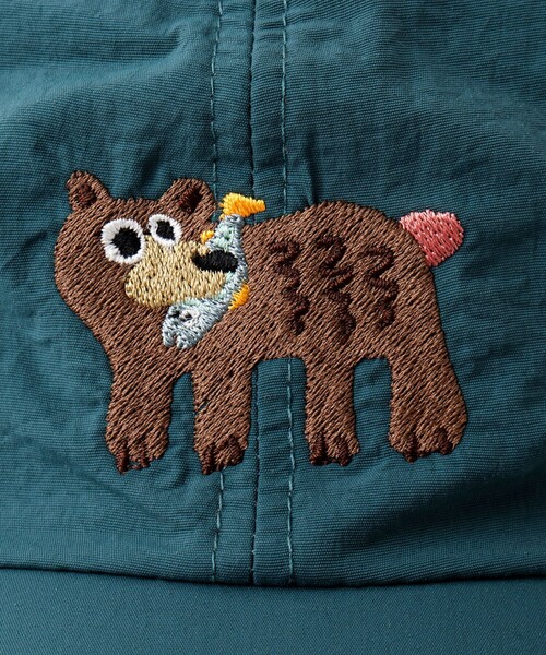 halo commodity（ハロ　コモディティー）の「【halo commodity/ハロ コモディティー】KUMA Cap h261-279（キャップ・メンズ・グリーン/パープル/ブラック/グレー・FREE）」の6枚目の写真