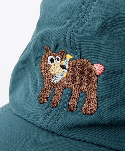 halo commodity（ハロ　コモディティー）の「【halo commodity/ハロ コモディティー】KUMA Cap h261-279（キャップ・メンズ・グリーン/パープル/ブラック/グレー・FREE）」の10枚目の写真