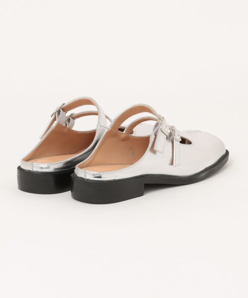 PAES（ペイズ）の「20255_Double Buckle Mule PAES_20255_Double Buckle Mule（その他シューズ・メンズ・シルバー・23cm/24cm/25cm/23.5cm/24.5cm）」の2枚目の写真
