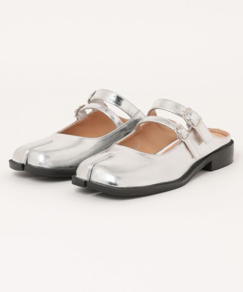 PAES（ペイズ）の「20255_Double Buckle Mule PAES_20255_Double Buckle Mule（その他シューズ・メンズ・シルバー・23cm/24cm/25cm/23.5cm/24.5cm）」の5枚目の写真