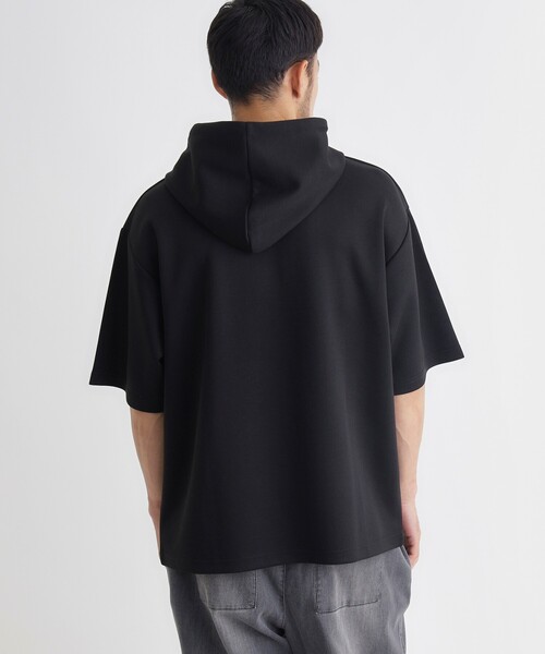 BACK NUMBER(バックナンバー)の「BACK NUMBER(バックナンバー)TRPU半袖パーカー(Tシャツ/カットソー・メンズ・ブラック/ブルー/ライトグレー・S/L/M/XL)」の16枚目の写真