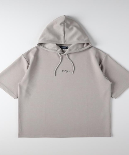 BACK NUMBER(バックナンバー)の「BACK NUMBER(バックナンバー)TRPU半袖パーカー(Tシャツ/カットソー・メンズ・ブラック/ブルー/ライトグレー・S/L/M/XL)」の19枚目の写真