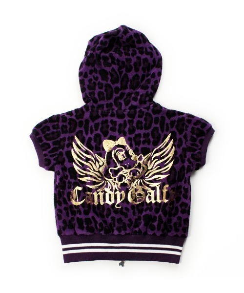 GALFY(ガルフィー)の「【GALFY】ガラ悪GALパーカー / 【ガルフィー】GALレオパード半袖パーカー(パーカー・レディース・ブラック/ピンク/パープル・S/M)」の13枚目の写真