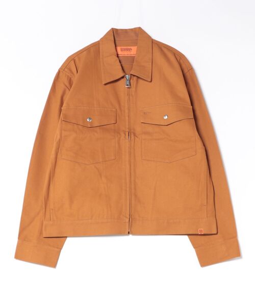 UNIVERSAL OVERALL(ユニバーサルオーバーオール)の「【72】【it】【UNIVERSAL OVERALL】TRUCK JACKET(ブルゾン・メンズ・ブラック/ブラウン系・MEDIUM/X-LARGE)」の2枚目の写真