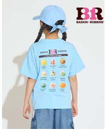 minimal（ミニマル）の「【サーティワン アイスクリーム】【接触冷感】バックプリントルーズ半袖Tシャツ（Tシャツ/カットソー）」