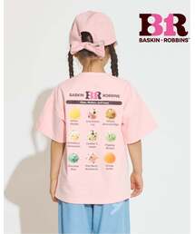 minimal | 【サーティワン アイスクリーム】【接触冷感】バックプリントルーズ半袖Tシャツ(Tシャツ/カットソー)