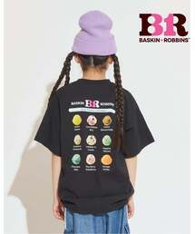 minimal | 【サーティワン アイスクリーム】【接触冷感】バックプリントルーズ半袖Tシャツ(Tシャツ/カットソー)