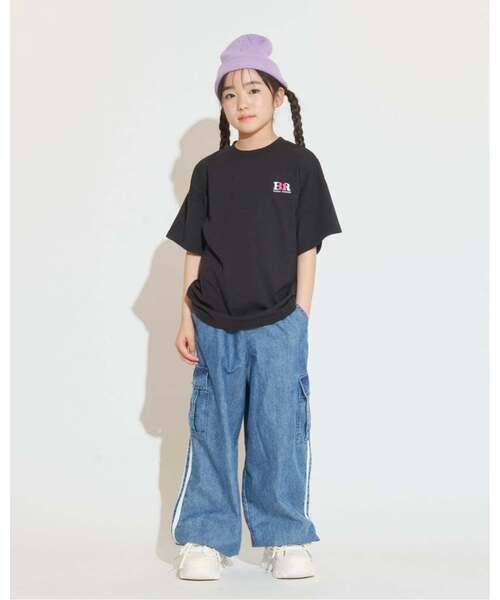minimal(ミニマル)の「【サーティワン アイスクリーム】【接触冷感】バックプリントルーズ半袖Tシャツ(Tシャツ/カットソー・キッズ・オフホワイト/ブラック/ピンク/サックスブルー・110cm/100cm/140cm/130cm/120cm)」の7枚目の写真