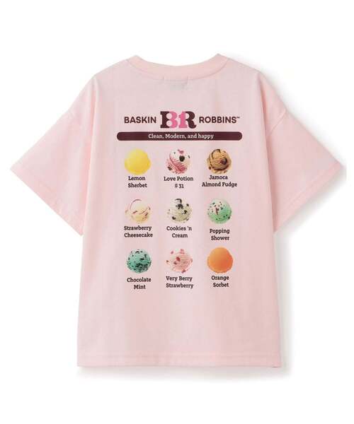 minimal(ミニマル)の「【サーティワン アイスクリーム】【接触冷感】バックプリントルーズ半袖Tシャツ(Tシャツ/カットソー・キッズ・オフホワイト/ブラック/ピンク/サックスブルー・110cm/100cm/140cm/130cm/120cm)」の22枚目の写真