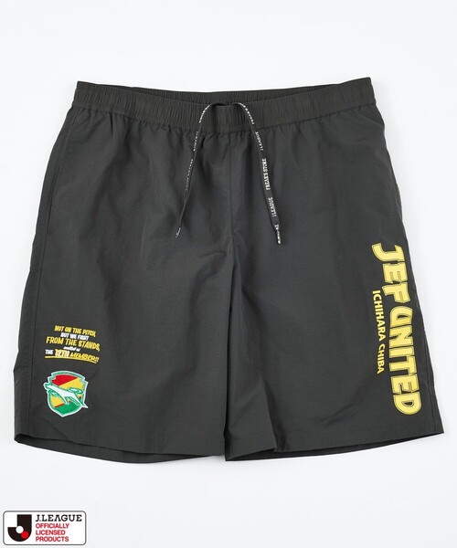 FREAK'S STORE(フリークスストア)の「J.LEAGUE×FREAK'S STORE 別注 SUPPORTERS NYLON SHORTS 【ジェフユナイテッド千葉】(その他パンツ・メンズ・チャコールグレー/ブラック・MEDIUM/SMALL/LARGE)」の1枚目の写真