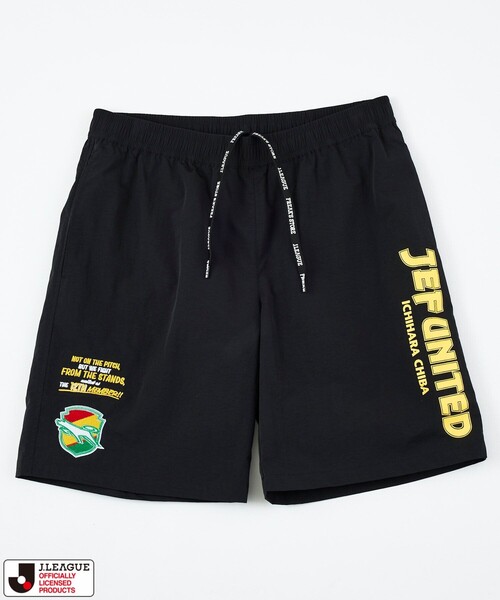 FREAK'S STORE(フリークスストア)の「J.LEAGUE×FREAK'S STORE 別注 SUPPORTERS NYLON SHORTS 【ジェフユナイテッド千葉】(その他パンツ・メンズ・チャコールグレー/ブラック・MEDIUM/SMALL/LARGE)」の2枚目の写真
