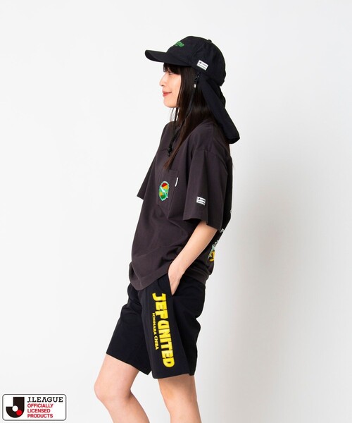 FREAK'S STORE(フリークスストア)の「J.LEAGUE×FREAK'S STORE 別注 SUPPORTERS NYLON SHORTS 【ジェフユナイテッド千葉】(その他パンツ・メンズ・チャコールグレー/ブラック・MEDIUM/SMALL/LARGE)」の5枚目の写真