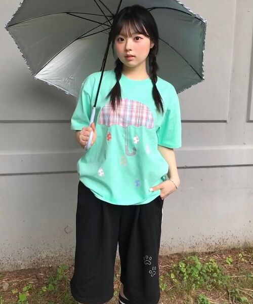 ambler(エムブラー)の「パピー パピー バermudaパンツ バーミューダ ワンタック スウェット ショートパンツ ASP902 (メランジ)(その他パンツ・レディース・その他・MEDIUM/LARGE)」の10枚目の写真