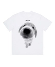 ヴィンテージライク ドッグプリント オーバーサイズTシャツ