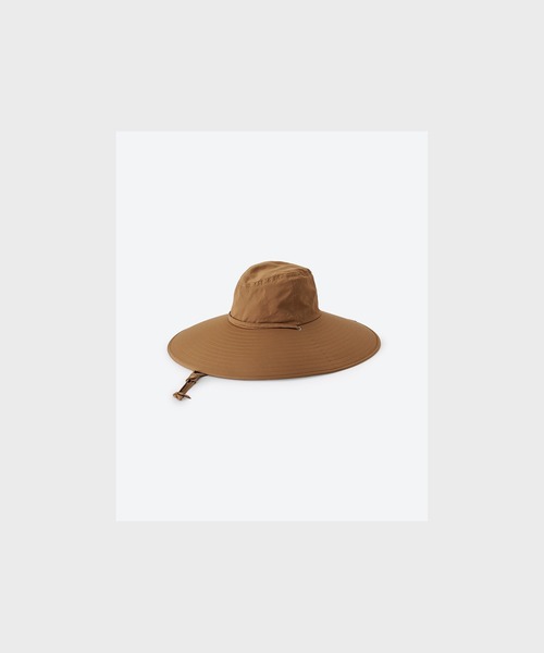 KIJIMA TAKAYUKI(キジマ タカユキ)の「COTTON TRO WIDE BRIM SOFT HAT(ハット・レディース・キャメル・57)」の1枚目の写真