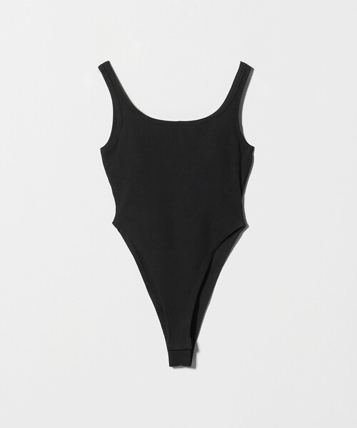 H　BEAUTY&YOUTH UNITED ARROWS（エイチビューティーアンドユースユナイテッドアローズ）の「＜H＞テレコ ボディタンクトップ（タンクトップ・レディース・ブラック/ホワイト・FREE）」の6枚目の写真