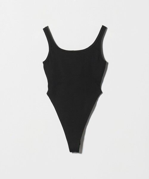 H　BEAUTY&YOUTH UNITED ARROWS（エイチビューティーアンドユースユナイテッドアローズ）の「＜H＞テレコ ボディタンクトップ（タンクトップ・レディース・ブラック/ホワイト・FREE）」の7枚目の写真