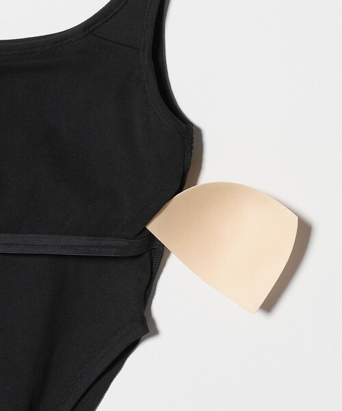 H　BEAUTY&YOUTH UNITED ARROWS（エイチビューティーアンドユースユナイテッドアローズ）の「＜H＞テレコ ボディタンクトップ（タンクトップ・レディース・ブラック/ホワイト・FREE）」の12枚目の写真