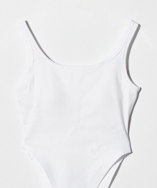 H　BEAUTY&YOUTH UNITED ARROWS（エイチビューティーアンドユースユナイテッドアローズ）の「＜H＞テレコ ボディタンクトップ（タンクトップ・レディース・ブラック/ホワイト・FREE）」の14枚目の写真